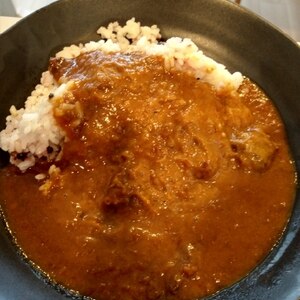 圧力鍋でカレーライス